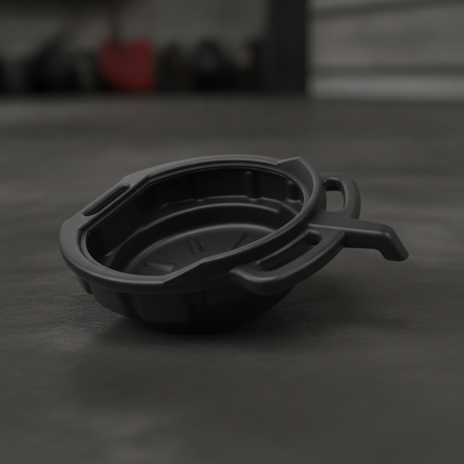 Vasca di Raccolta con Maniglie | Resisn Agli Oli, Vasca di Scarico Olio, Ergonomica, per Officina, Garage, Del da, 15L