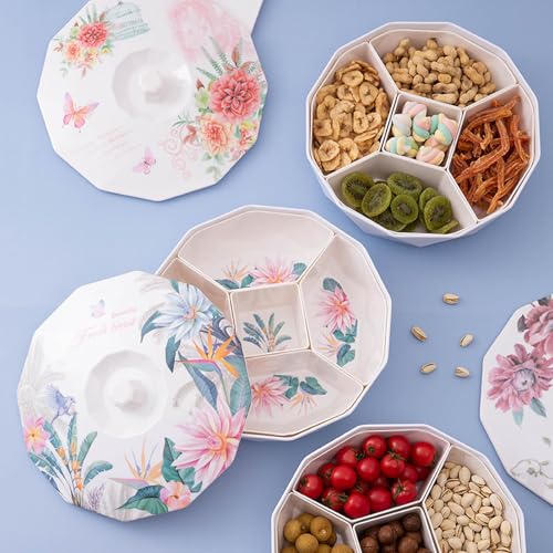 Boîte de fruits secs à compartiments séparés pour éviter le mélange des saveurs