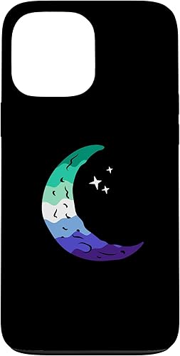 Vista 58 de Funda para iPhone 11 Pro Max Sutil MLM Pride Moon Phase Vintage LGBT Gay MLM Masculino