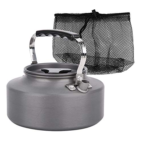 JUnYuKj Hervidor de té al aire libre, cafetera portátil, hervidor de agua que acampa suministros de pesca, 1. 1L hervidor portátil para acampar picnic