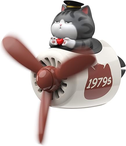 Miniatura 2 de 2 ambientadores de aire para automóvil piloto, salida de aire, fragancia creativa de perfume para automóvil (gato + perro)