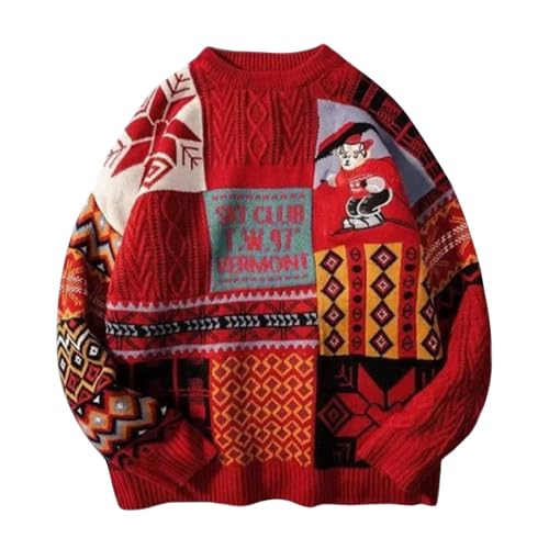 [Povozer] �N���X�}�X�Z�[�^�[ ���f�B�[�X �����Y �g�b�v�X �j�b�g �H�~ ���� �_�炩�� ���� ������� �g���� �h�� �ۉ� �h�� �j�����p �N���X�}�X�� �X�E�F�b�g �v���I�[�o�[ ���[�Y �r�b�O�V���G�b�g �̌^�J�o�[ ������� ����