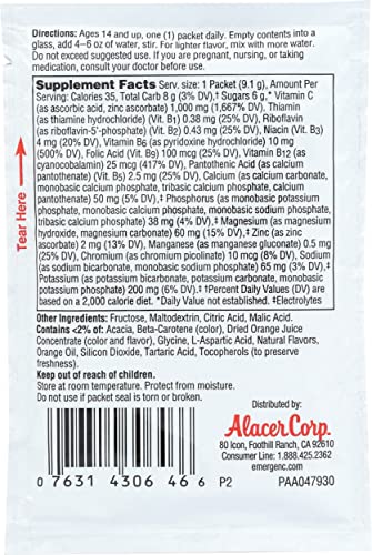 Alacer Super Orange Emergen C Packet, 0.32 OZ - Image 3