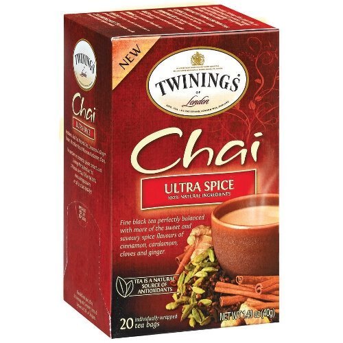 Twining Tea Tea Chai Ultra Spice, 20 Count (Pack Of 6)