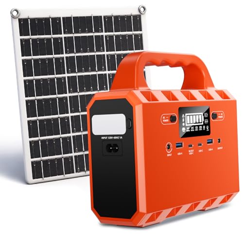 Banco de Energía Portátil para Exteriores, Fuente de Alimentación de Respaldo de Emergencia con Iluminación LED, 2...