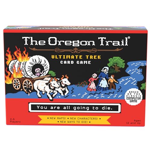 Goliath The Oregon Trail: Ultimate Trek Card Game | Based on The Classic Computer Game | New Maps and Characters | 2-6 Players Ages 12+