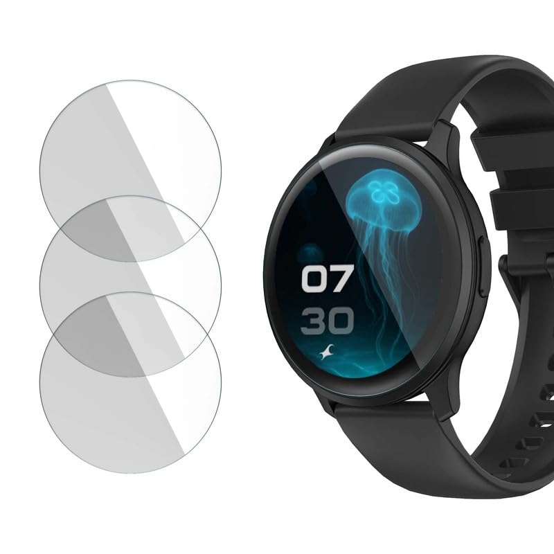 FCS Smart Watch Screen Guard Membrane For Fastrack Jupiter R3 | Pack of 3 | Ultrathin 0.125mm Flexible Screen Protector TPU Membrane | Edge To Edge Coverage | Pack Of 3-picture-22