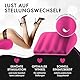 Liebesfreunde® Aufblasbares Kissen - Sex Lendenkissen für mehr Spaß - Kissen aufblasbar für Sexstellungen - Sexspielzeug für Frauen, pink