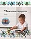 CULEB 4 Stück Roboter Fidget Spinner Spielzeug für Kinder Erwachsene,Leuchtende Version,DIY Verformbare Fingerspitze Gyro Spinning Schreibtisch Spielzeug für Geburtstag Geschenk,Klassenpreise