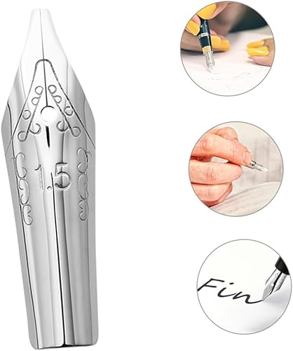 Miniatura 3 de GRIRIW Plumas de repuesto para pluma estilográfica, 8 unidades, puntas de repuesto para pluma estilográfica, punta fina, pluma estilográfica,