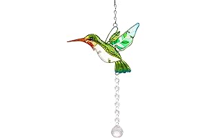 Andiker Glass Hummingbird Suncatchers