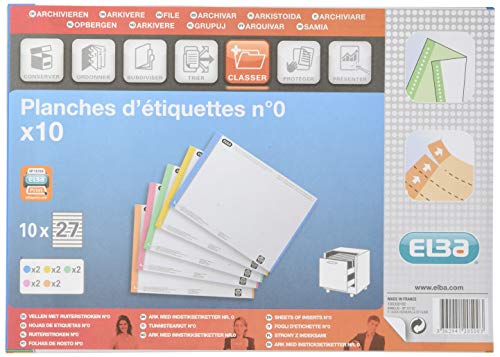 Elba 100330192 Foglio di 27 etichette n°10
