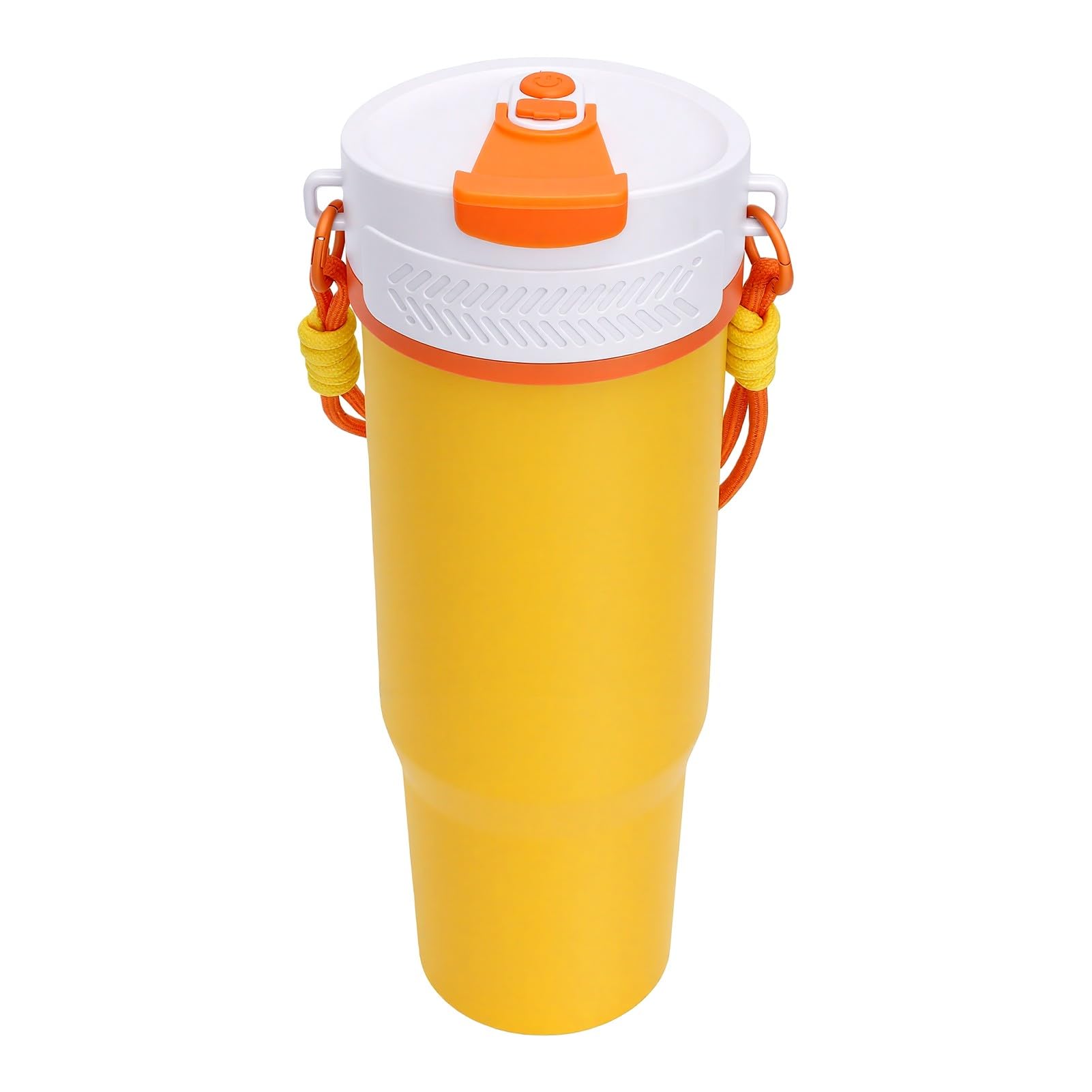 Karlak Edelstahl-Entsafter-Becher, Tragbarer USB-wiederaufladbarer Mixer für Smoothies, Shakes und Säfte, Outdoor-Reisen, 900 Ml
