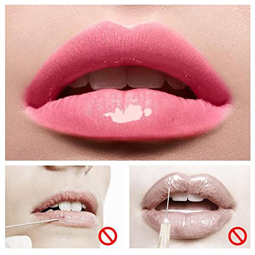 Lip Plumper Set, Lip Plumper Gloss, Lip Plumper Serum For Reduce Fine Wrinkles, Moisturize And Increased Elasticity, No Chapped Lips, Lip Plumper Gloss Make Lips Fuller, Day And Night Lip Plumper Set #TOP3