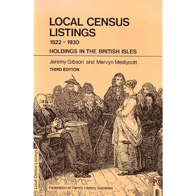 Local Census Listings 1522-1930: Holdings in the British Isles
