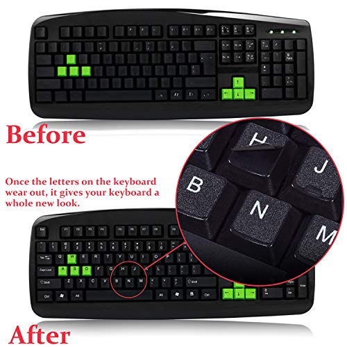 2 Pack Pegatinas de Teclado Farsi en Blanco para Laptop miniatura 4