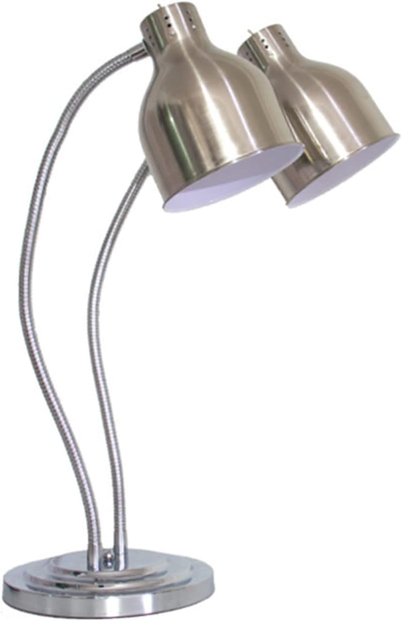 Lampy do podgrzewania potraw w bufetach Oświetlenie do podgrzewania i przechowywania żywności, komercyjne i domowe(Silver)