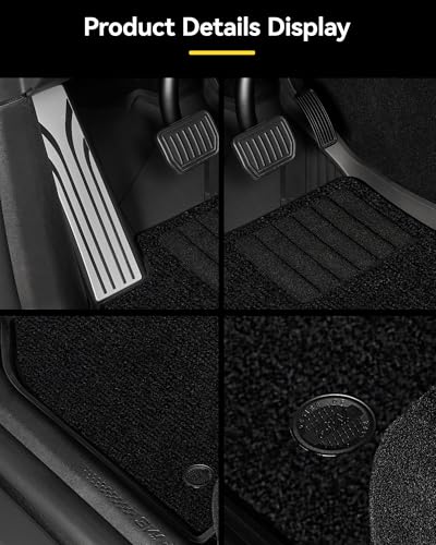 Image of 3W Floor Mats Metal Pedal for 2025 2026 Tesla Model Y Juniper Only Standard