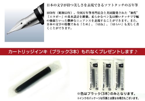 Amazon | パイロット 万年筆 エラボー ブラウン FE-25SR-BNSF（ソフト