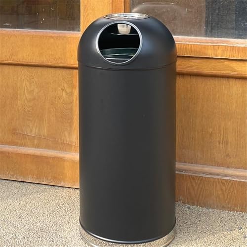 Contenedor exterior con cenicero para terrazas de cafeterías y tiendas 5