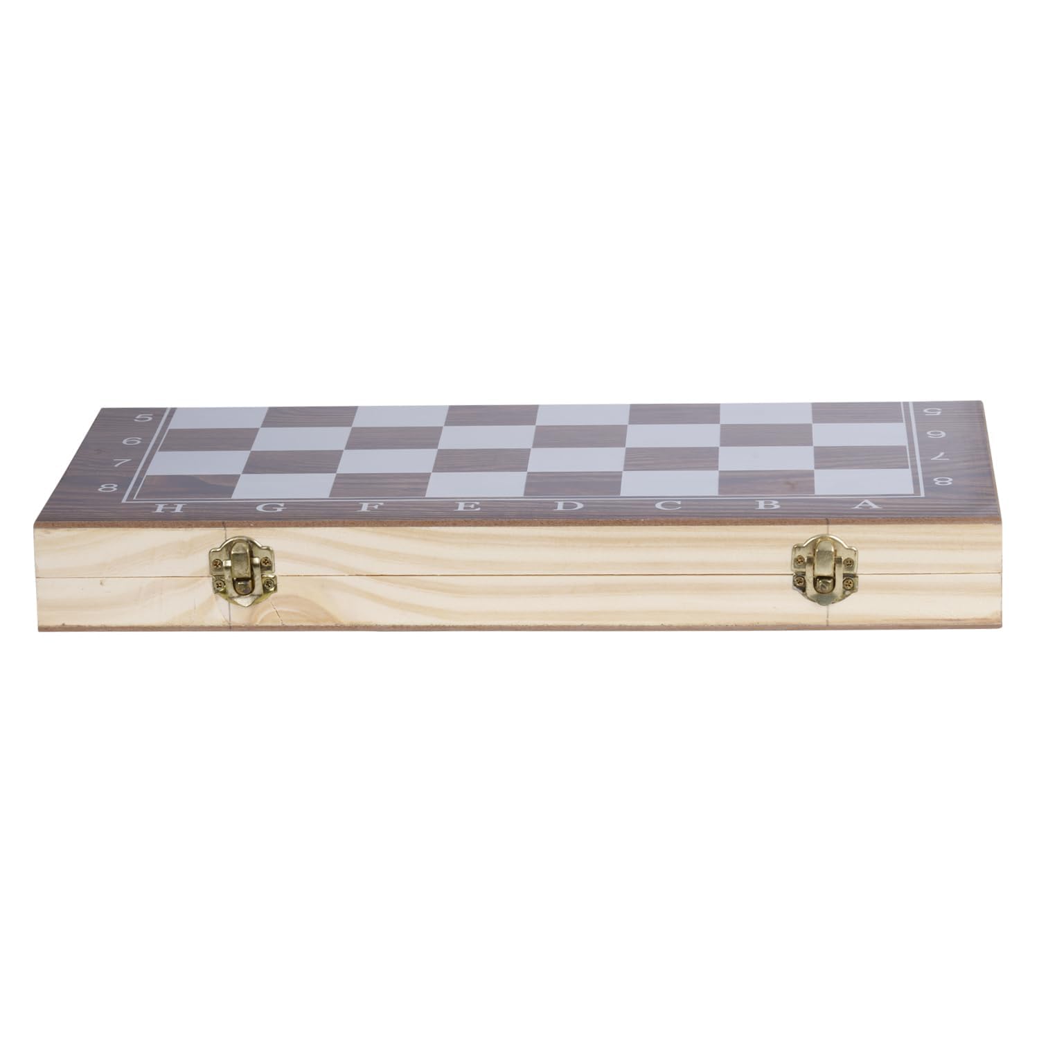 Kartique Juego de tablero de madera 3 en 1 de ajedrez, damas y backgammon tamaño 15 x 15 pulgadas