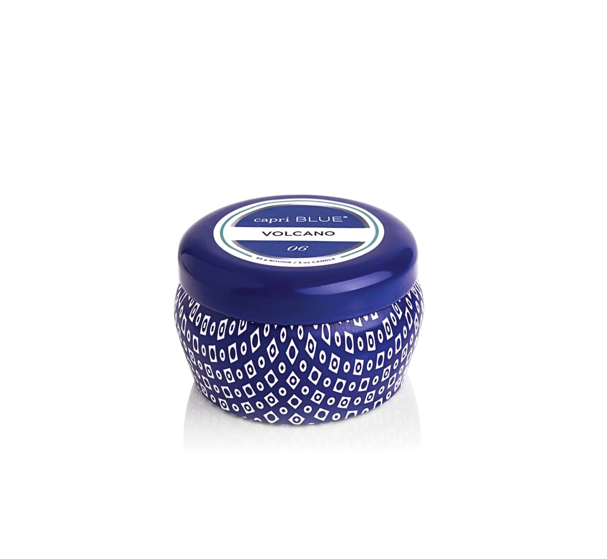 Capri - Mini lata estampada unisex azul