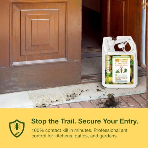 Image of EcoVenger Ant Killer & Nest Treatment (32 OZ), Fast Kills House Ants, Fire Ants, Lasting Repellency, Safe for Children & Pets