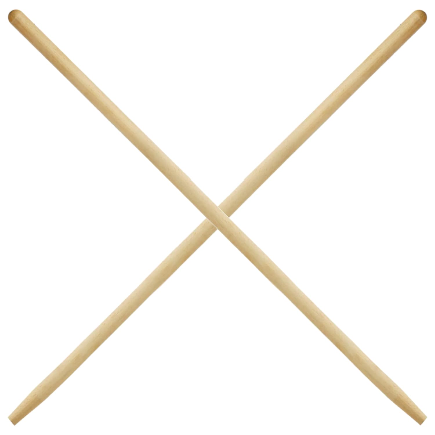 SolaDirect 2 X Hardwood Rake Handle Replacement 120 Cm / 47" Long Wooden Shaft For HoeBroomSpadeShovelForkDurable Garden Pole from B&Q