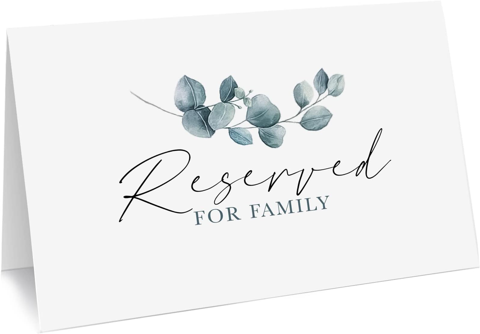 RESERVED FOR FAMILY CARDS