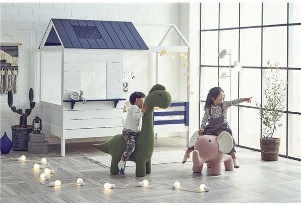 アニマル スツール 〔 シカ ピンク 〕 ファブリック 耐荷重80kg