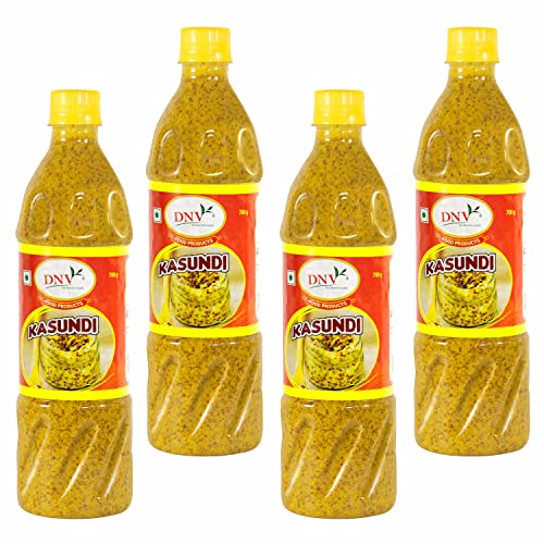 Image of DNV Natural Bengali Kasundi Mustard Sauce | Pack of 4-700 grams Each