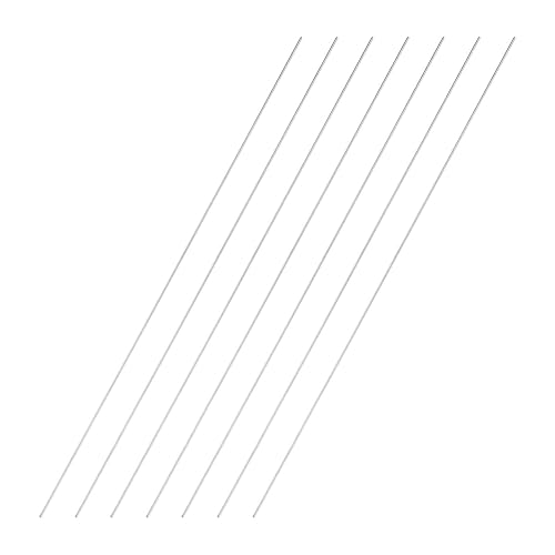 Miniatura 29 de uxcell Varilla redonda sólida de acero inoxidable 304 de 0.197 in x 5.906 in para manualidades de bricolaje - 10 piezas