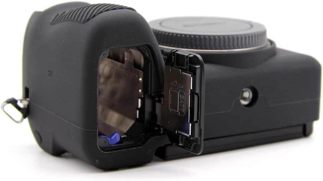 Camera Case for Sony Alpha A6000, Soft Silicone Protective Cover Housing Rubber Body Skin for Sony Alpha A6000 ILCE-6000 Digital SLR Camera Bag Light Blue - Image 5