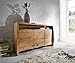 Produktbild DELIFE Kommode Live-Edge Akazie Natur 145 cm 3 Türen 1 Fach Sideboard