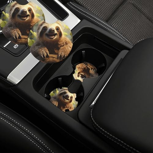 Portavasos de coche universal 2 piezas antideslizante miniatura 1