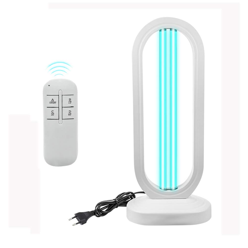3-bloque temporizador de la lámpara UV, ozono cuarzo UVC esterilizador ultravioleta portátil de luz LED de limpieza del hogar para Cuidados en el hogar Iluminación de interior con el enchufe