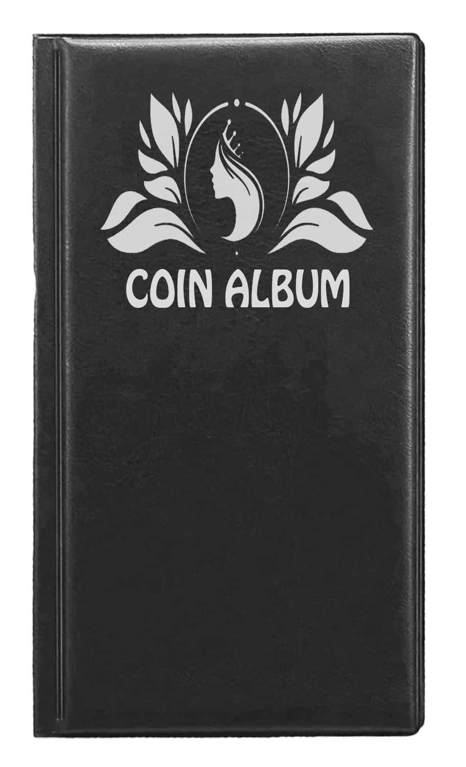 Lewano Coin Collection Storage Album (150 Pocket) (Big Pocket size 45mm x 45mm) - Black
