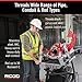 RIDGID 26092 Model 1224 NPT 120-Volt Threading Machine with Hammer Chuck for 1/4