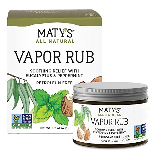Maty's All Natural Cold Relief Chest Rub