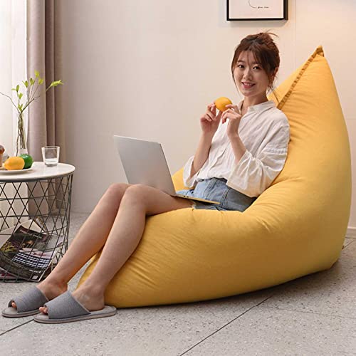 Shenrongtong Waschbare Sitzsack-Stuhl-Abdeckung, robuster Reißverschluss Sitzsack-Etui, weiche tragbare Sitzsack-Stuhl… – Bild 3