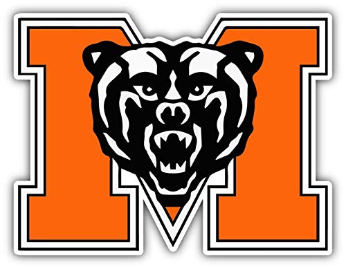 Decal Vinyl Sticker Mercer Bears University College Durable for Bumpers, Helmets, Laptops, Water Bottles, Lockers (3" Longest Side)