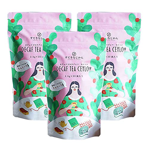 fJtF ZCeB[i2.5g×30܁j×3pbNZbgyv90tzDecaf Tea Ceylon OpeB[obO JtFCX g  t[tgp