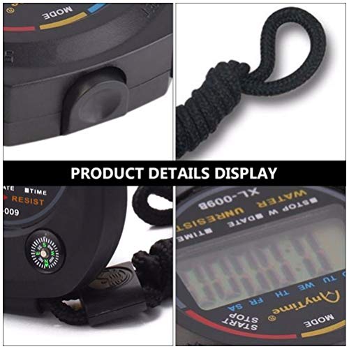 Cronômetro Esportivo Digital Besportble, 6 peças, para Esportes, Coach, Treinamento de árbitros