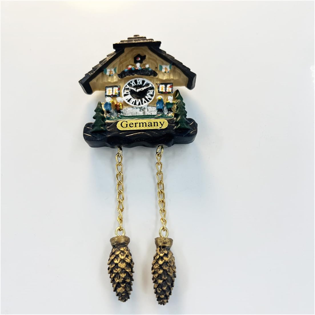 Orologio a cucù 3D, stile Germania, magnete da frigorifero, da viaggio, souvenir regalo per casa, cucina, frigorifero, decorazione magnetica