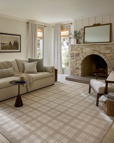 Image of Loloi Magnolia Home by Joanna Gaines Ryder Collection RYD-01 Beige/Ivory 7'-9" x 9'-9" Area Rug