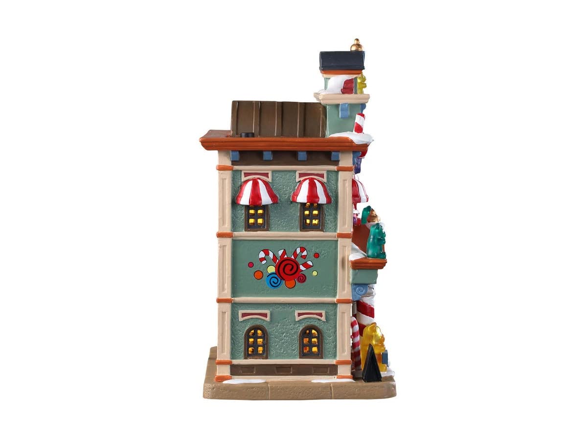 LEMAX - Bella`s Bon Bons 95509 beleuchtetes Haus - Süßigkeiten Shop - Weihnachtsdorf Winterdorf
