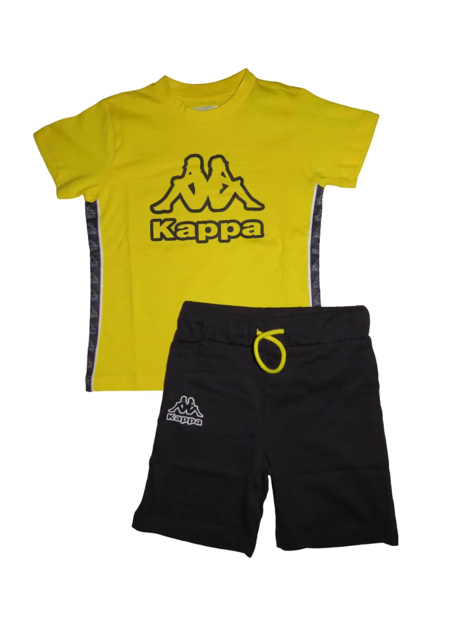 Marbel Kappa - Conjunto de camiseta y pantalón corto para niño, 100% algodón, unisex