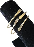 Vista 24 de Beaditwearitloveit Brass Cuff Bracelets Set, African Brass Bangles For Women, Hammered Ends Stacking Bracelets, Boho Tribal Cultural Jewelry