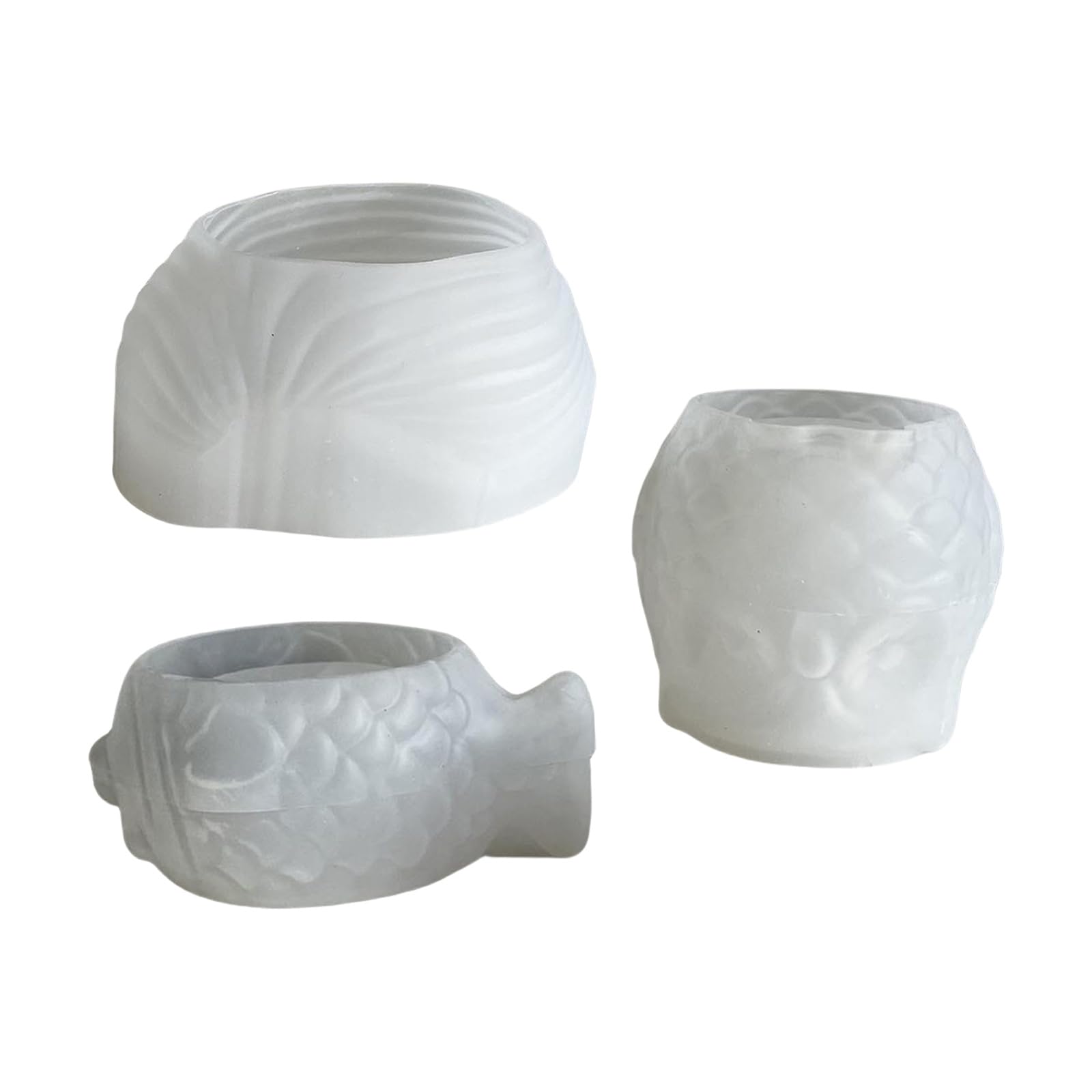 Moule en silicone pour pots de fleurs gypse résine et bijoux