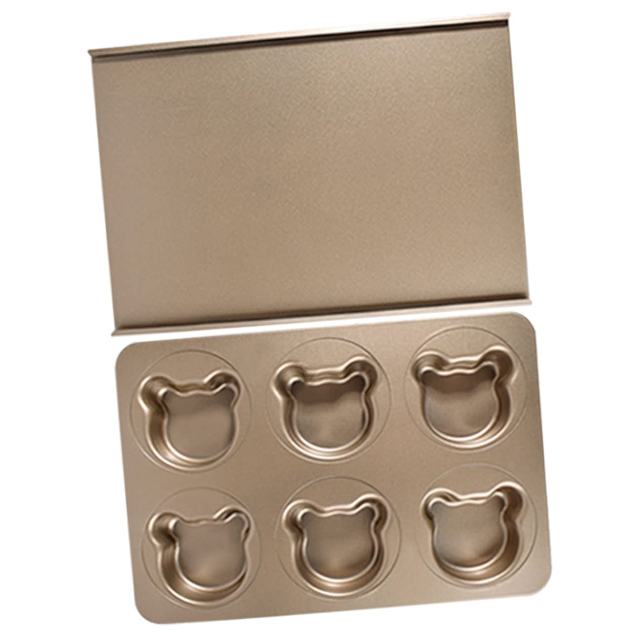 SHOWERORO 1satz Wiederverwendbare Metallkuchenform Bärchenform Backform Für Schokoladenkuchen Und Gebäck Backzubehör Für Ofen Und Mikrowelle